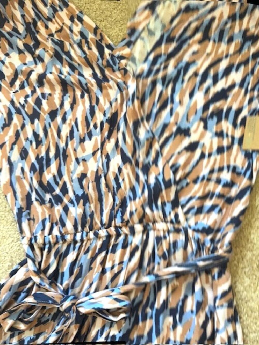 River + Sky Ines Jumpsuit In Tiger Blue - Picture 6 of 12